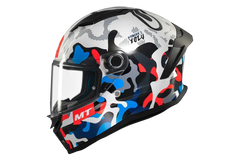 MT Stinger 2 Yozu Caschi Integrali Da Moto Blu / Bianco 
