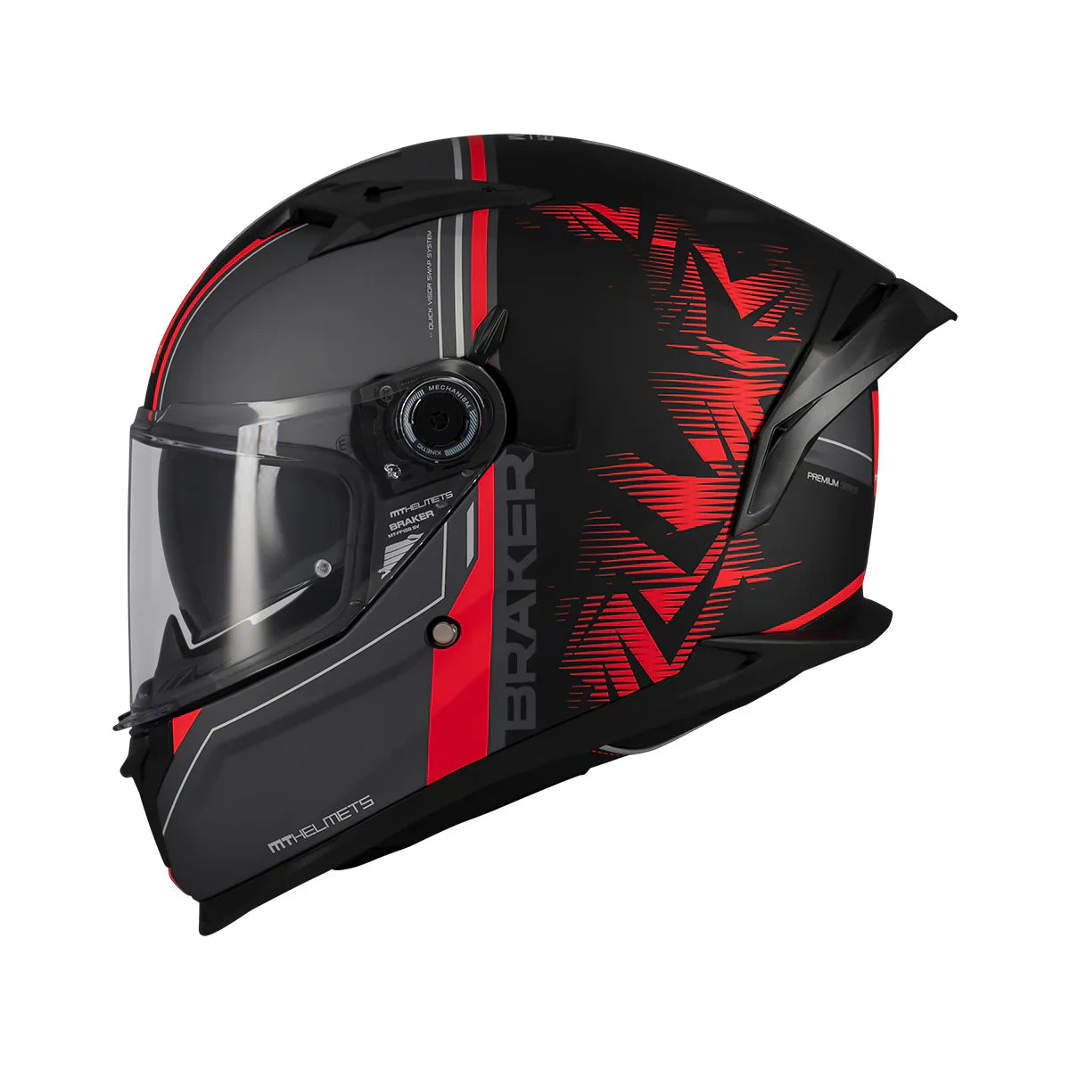 MT Braker SV Charm B5 Casco Integral Para Moto De Turismo Mate 