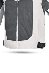 R-Tech Spiral Mesh Giacca estiva in tessuto moto -Ghiaccio/Nero/Rosso 