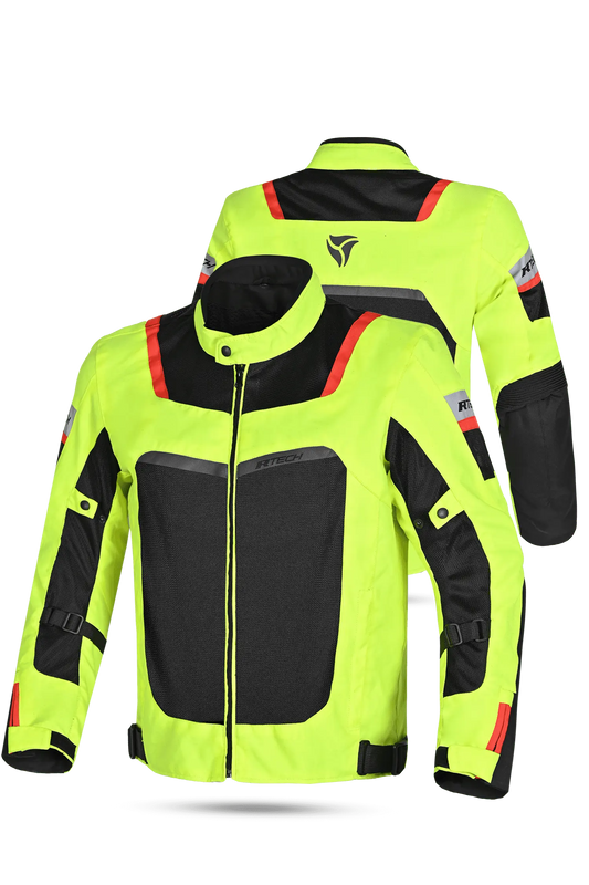 R-TECH - SPIRAL MESH Amarillo F./Black/Red – Yamoto.it