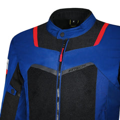 R-TECH SPIRAL MESH GIACCA MOTO ESTIVA IN TESSUTO NAVY BLU NERO 