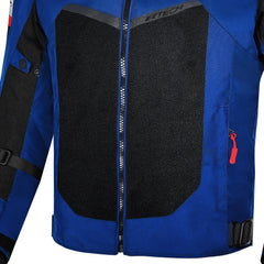 R-TECH SPIRAL MESH GIACCA MOTO ESTIVA IN TESSUTO NAVY BLU NERO 