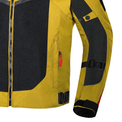 R-TECH SPIRAL MESH GIACCA MOTO ESTIVA IN TESSUTO OLIVA NERO 