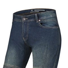 R-TECH VALENCIA PANTALON DE HOMBRE DENIM JEANS 32L AZUL VINTAGE SPRAY 