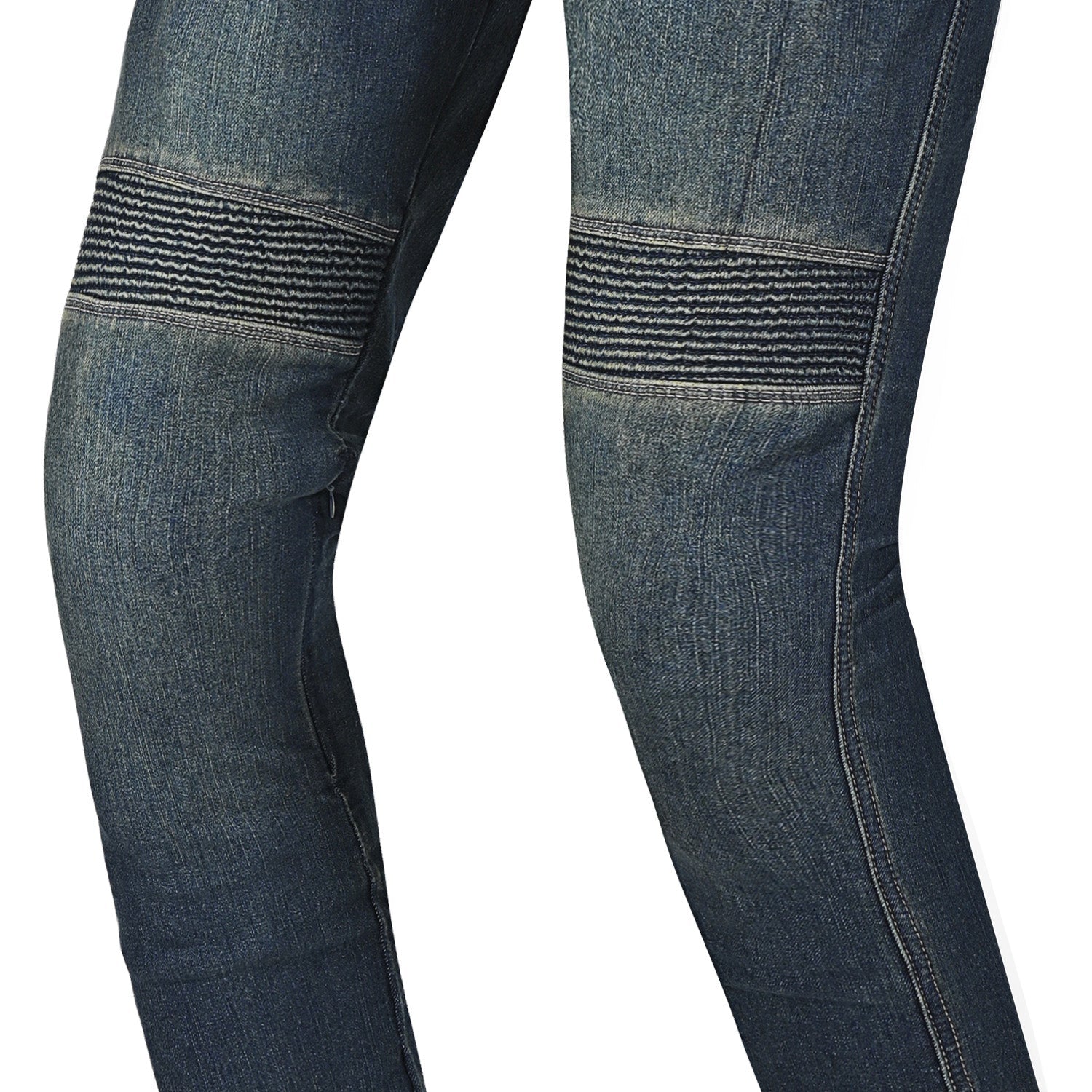 R-TECH VALENCIA PANTALON DE HOMBRE DENIM JEANS 32L AZUL VINTAGE SPRAY 