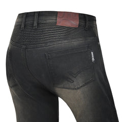 R-TECH VALENCIA PANTALON DE HOMBRE DENIM JEANS 32L NEGRO KHAKI TINT SPRAY 