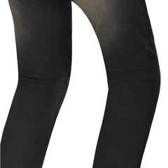 R-TECH VALENCIA PANTALON DE HOMBRE DENIM JEANS 32L NEGRO KHAKI TINT SPRAY 