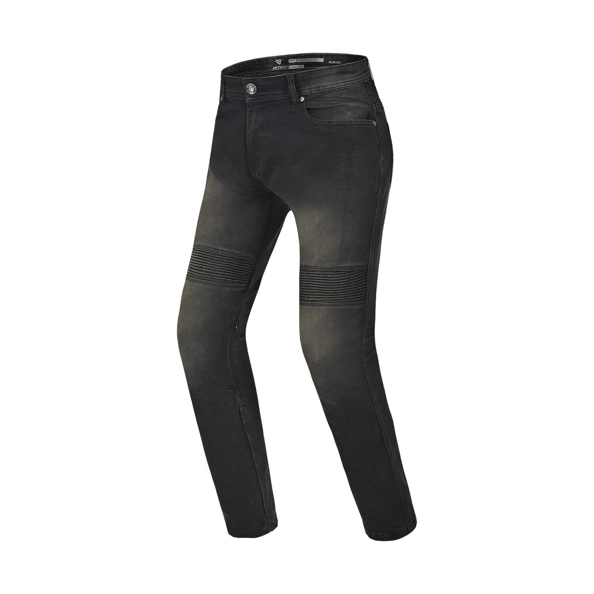 R-TECH VALENCIA PANTALON DE HOMBRE DENIM JEANS 32L NEGRO KHAKI TINT SPRAY 