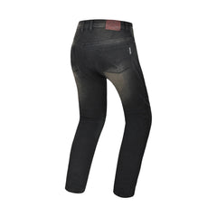R-TECH VALENCIA PANTALON DE HOMBRE DENIM JEANS 32L NEGRO KHAKI TINT SPRAY 
