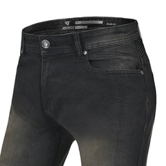 R-TECH VALENCIA PANTALON DE HOMBRE DENIM JEANS 32L NEGRO KHAKI TINT SPRAY 