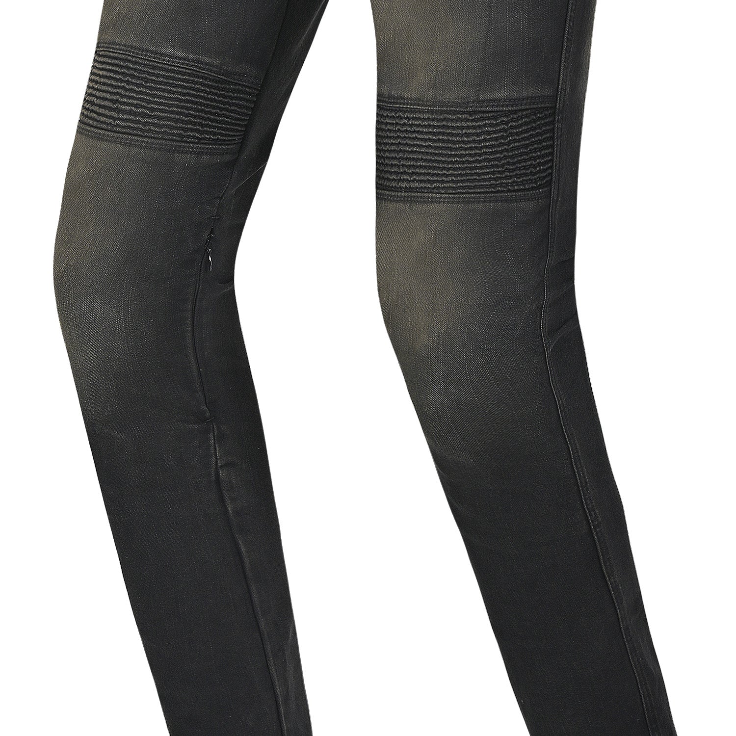 R-TECH VALENCIA PANTALON DE HOMBRE DENIM JEANS 32L NEGRO KHAKI TINT SPRAY 