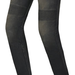 R-TECH VALENCIA PANTALON DE HOMBRE DENIM JEANS 32L NEGRO KHAKI TINT SPRAY 