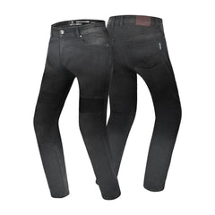 R-TECH VALENCIA PANTALON DE HOMBRE DENIM JEANS 32L NEGRO SPRAY 