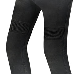 R-TECH VALENCIA PANTALON DE HOMBRE DENIM JEANS 32L NEGRO SPRAY 