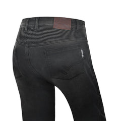R-TECH VALENCIA PANTALON DE HOMBRE DENIM JEANS 32L NEGRO SPRAY 