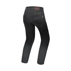 R-TECH VALENCIA PANTALON DE HOMBRE DENIM JEANS 32L NEGRO SPRAY 