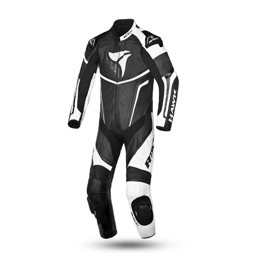 R-TECH HAWK 1-Piece Leather Suit Black/White – Yamoto.it
