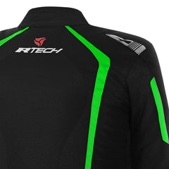 R-TECH MARSHAL GIACCA DI MOTO TESSILE  VERDE 