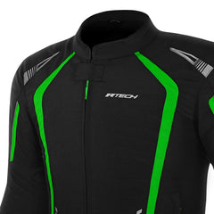 R-TECH MARSHAL GIACCA DI MOTO TESSILE  VERDE 