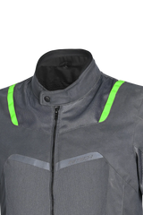 R-Tech Spiral Mesh Giacca Estiva in Tessuto Moto -Grigio/Nero/verde 