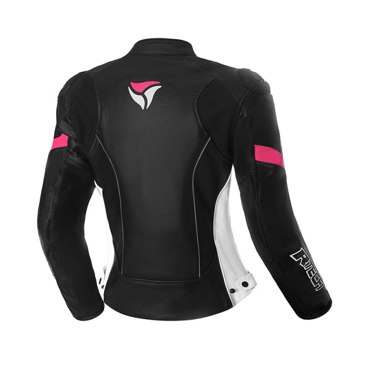 R-TECH TOM RIDER GIACCA DI MOTO DONNA NERO BIANCO FUCSIA – Yamoto.it