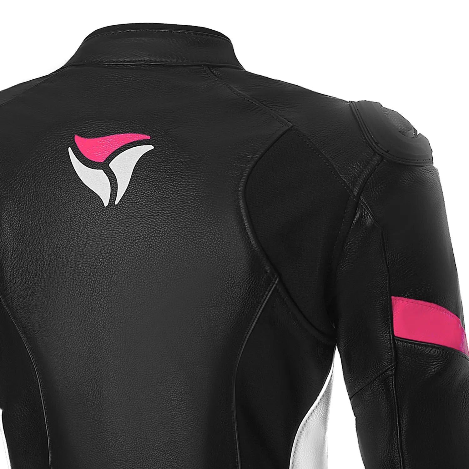 R-TECH TOM RIDER GIACCA DI MOTO DONNA NERO BIANCO FUCSIA 