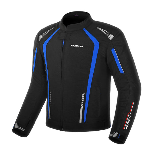 Chaquetas de moto textiles R-Tech Marshal Blue  – Yamoto.it