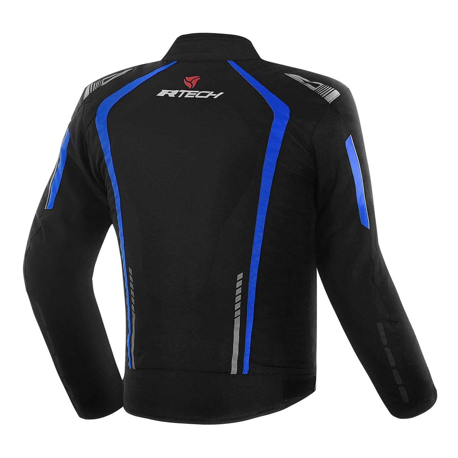 R-TECH MARSHAL GIACCA DI MOTO NERO BLU 