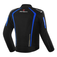 R-TECH MARSHAL GIACCA DI MOTO NERO BLU 