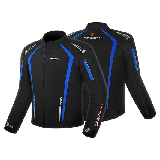 Chaquetas de moto textiles R-Tech Marshal Blue  – Yamoto.it