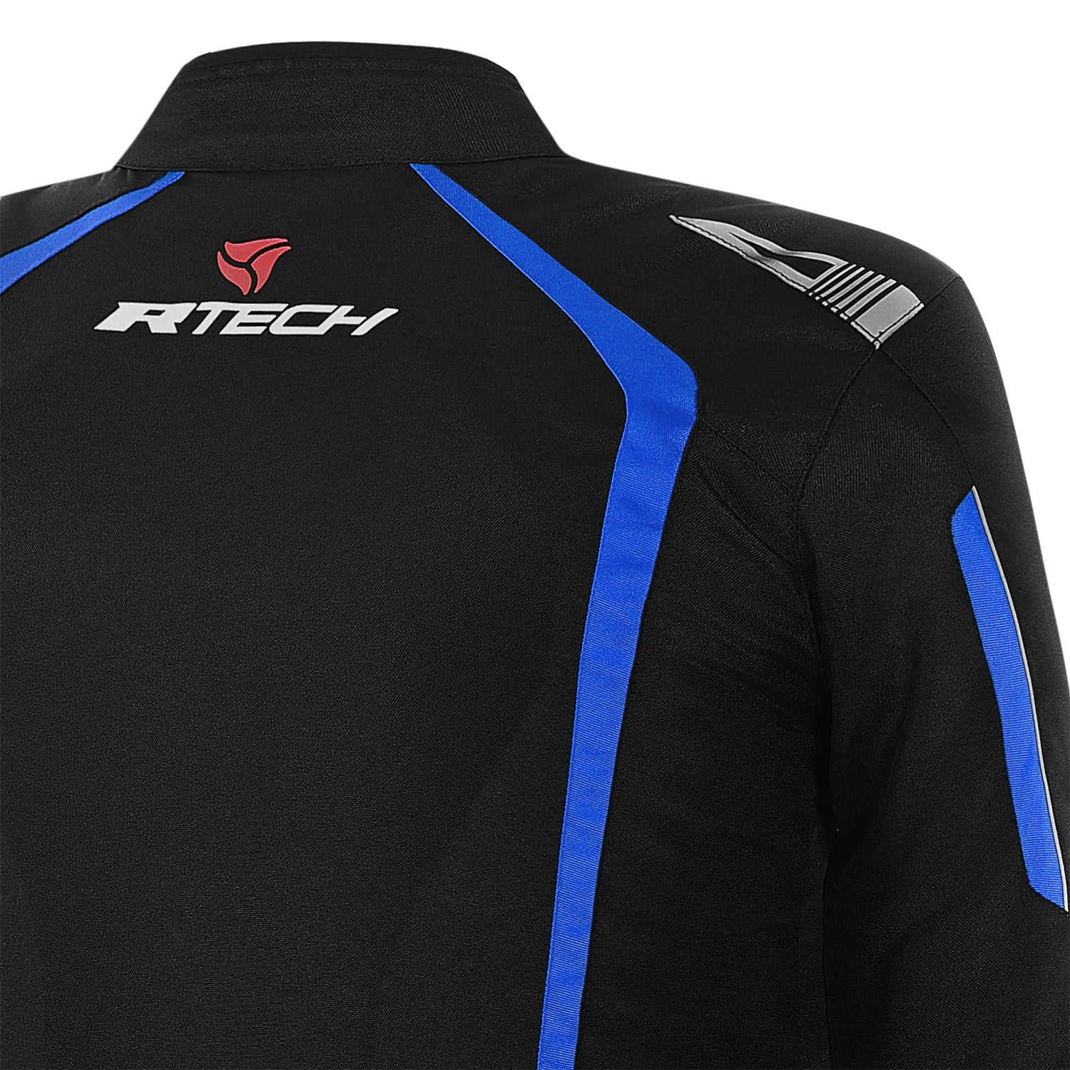 R-TECH MARSHAL GIACCA DI MOTO NERO BLU 