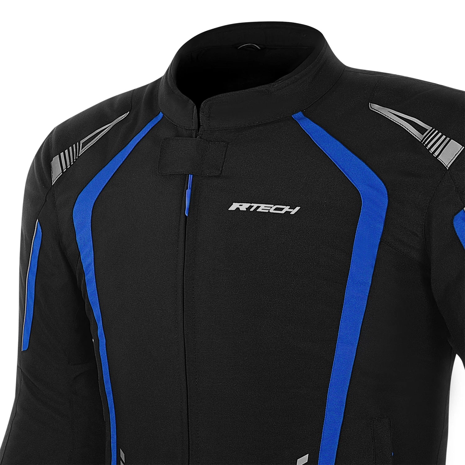 R-TECH MARSHAL GIACCA DI MOTO NERO BLU 