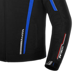R-TECH MARSHAL GIACCA DI MOTO NERO BLU 