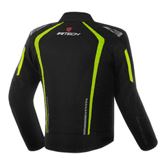R-TECH MARSHAL GIACCA DI MOTO UOMO NERO GIALLO 