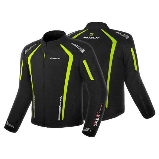R-TECH MARSHAL GIACCA DI MOTO UOMO NERO GIALLO – Yamoto.it