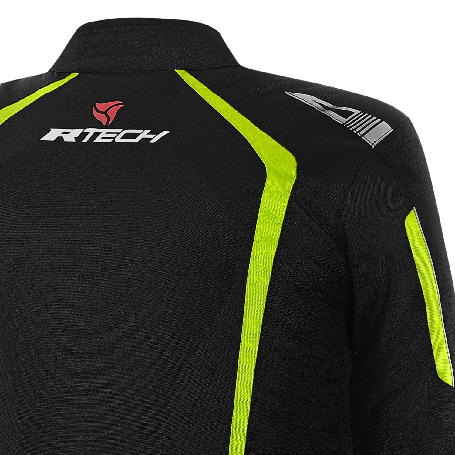 R-TECH MARSHAL GIACCA DI MOTO UOMO NERO GIALLO 