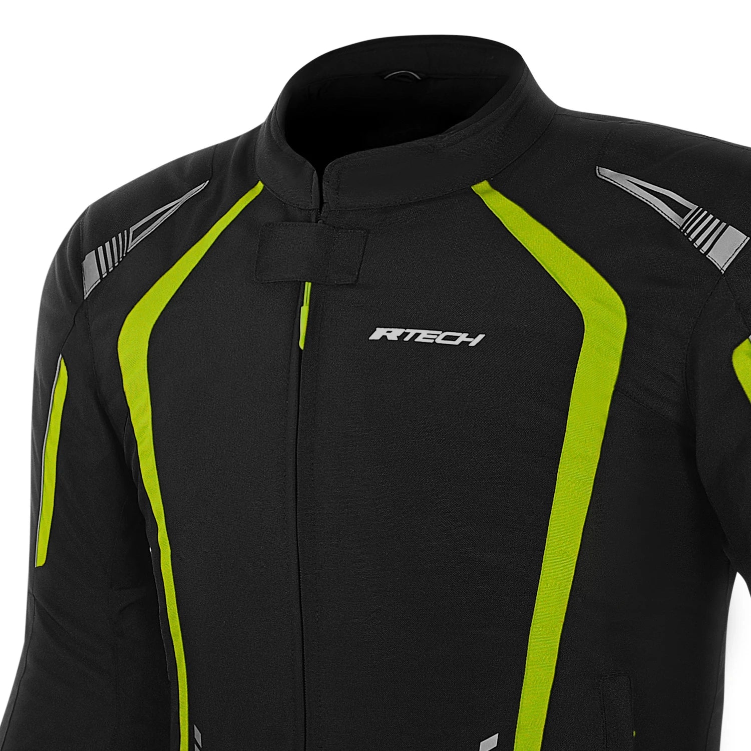 R-TECH MARSHAL GIACCA DI MOTO UOMO NERO GIALLO 