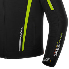 R-TECH MARSHAL GIACCA DI MOTO UOMO NERO GIALLO 