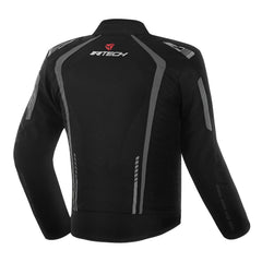 R-TECH MARSHAL TESSILE GIACCA DI MOTO UOMO NERO GRIGIO 