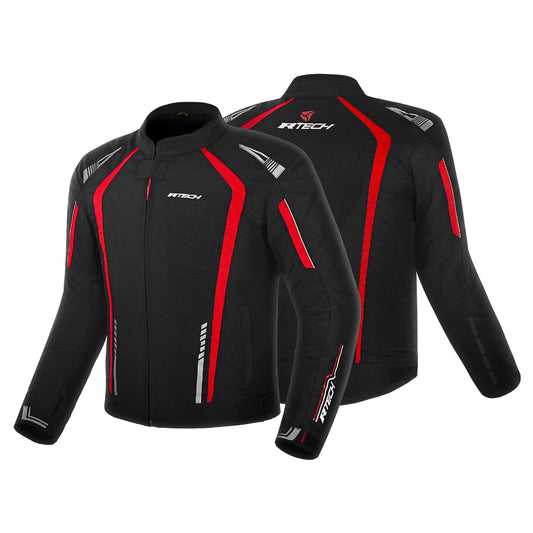 Chaquetas de moto textiles R-Tech Marshal Red  – Yamoto.it