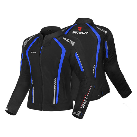 R-TECH MARSHAL GIACCA DI MOTO DONNA NERO BLU – Yamoto.it