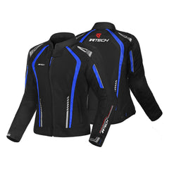 R-TECH MARSHAL GIACCA DI MOTO DONNA NERO BLU 