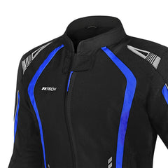 R-TECH MARSHAL GIACCA DI MOTO DONNA NERO BLU 