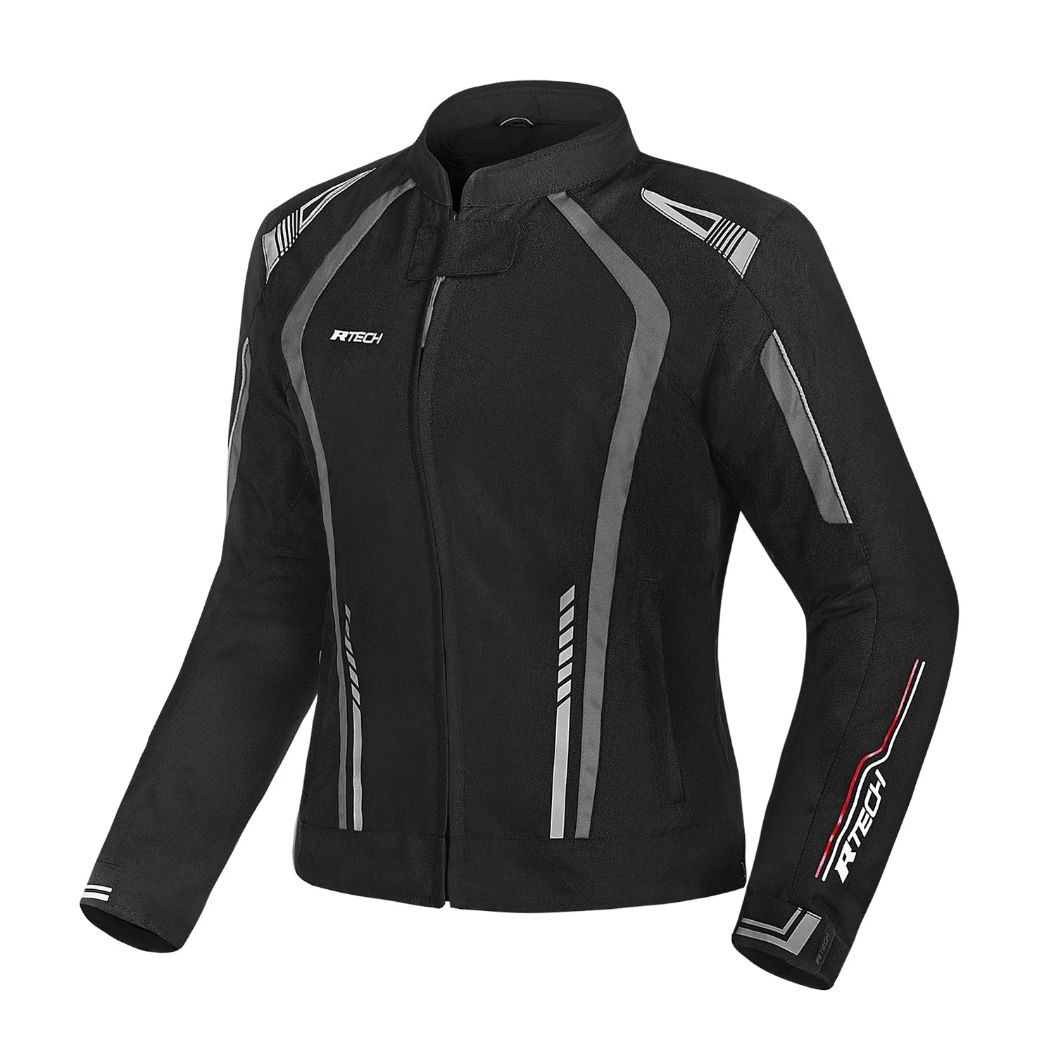 R-TECH MARSHAL GIACCA DI MOTO DONNA NERO GRIGIO 