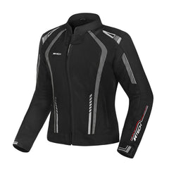 R-TECH MARSHAL GIACCA DI MOTO DONNA NERO GRIGIO 