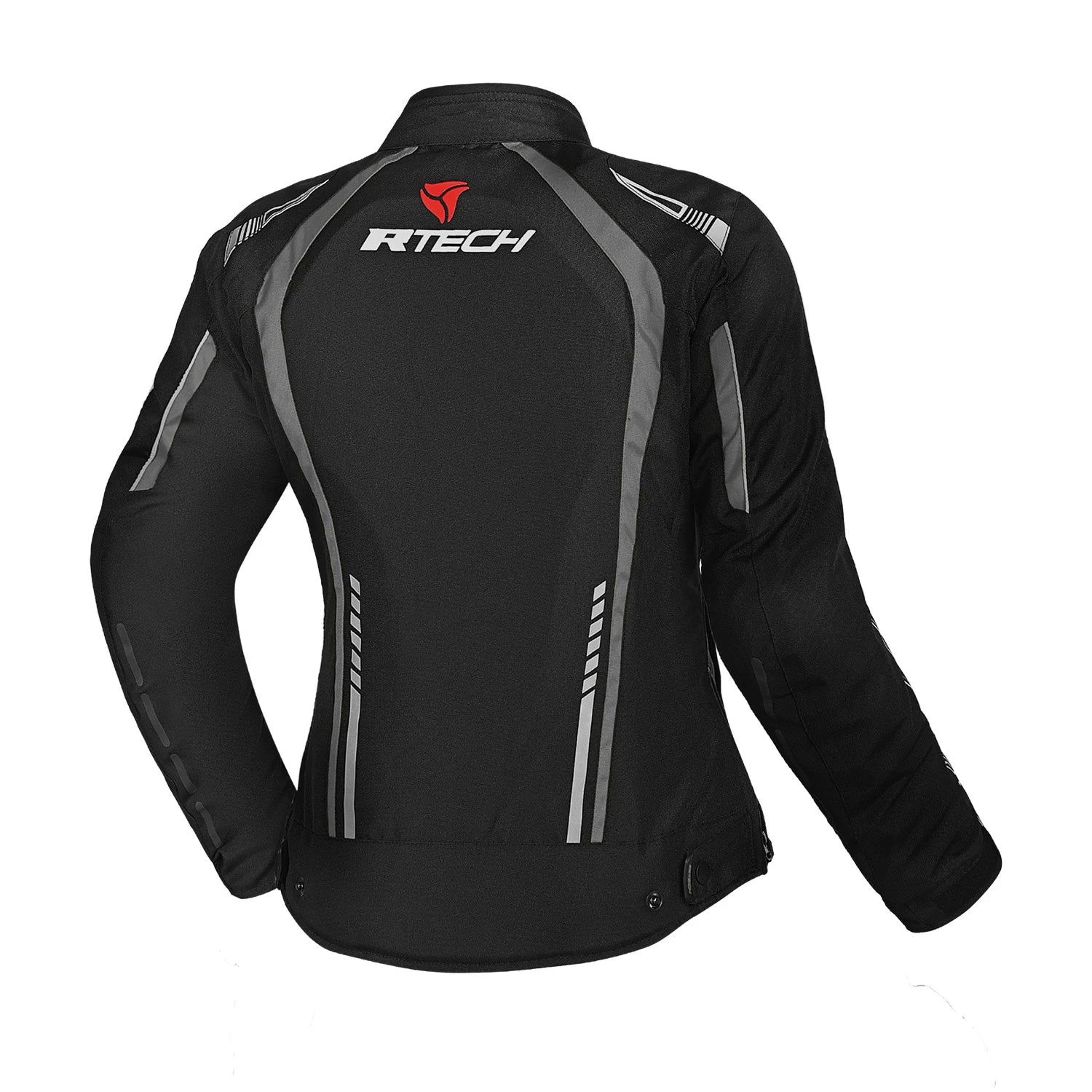 R-TECH MARSHAL GIACCA DI MOTO DONNA NERO GRIGIO 