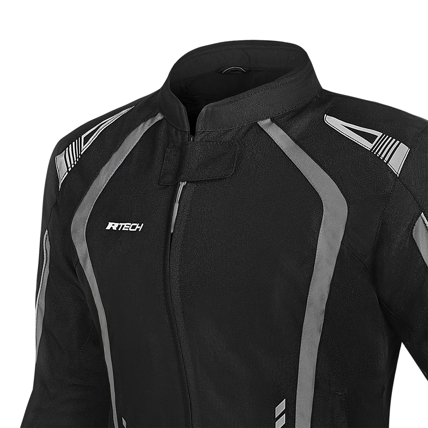 R-TECH MARSHAL GIACCA DI MOTO DONNA NERO GRIGIO 