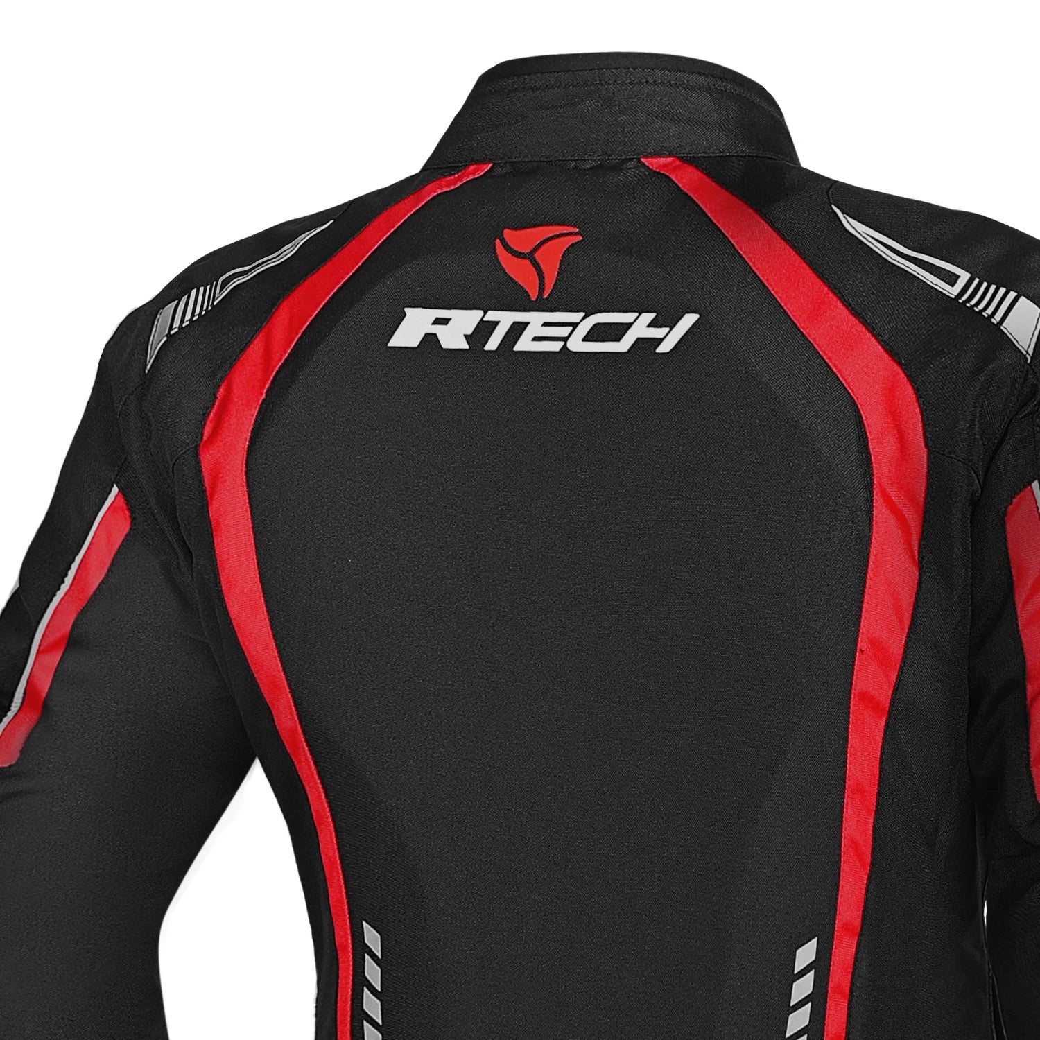 R-TECH MARSHAL GIACCA DI MOTO DONNA NERO ROSSO 