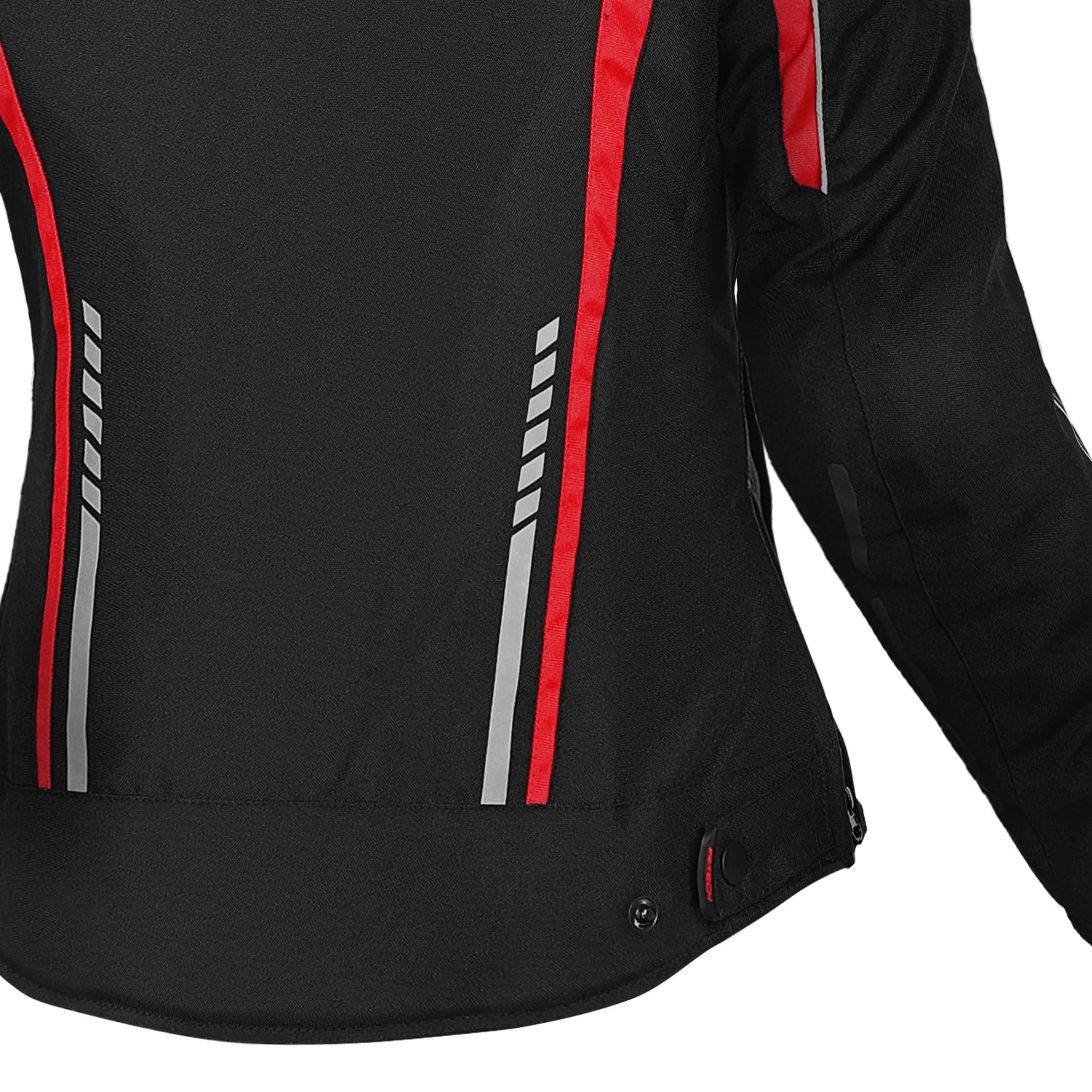 R-TECH MARSHAL GIACCA DI MOTO DONNA NERO ROSSO 