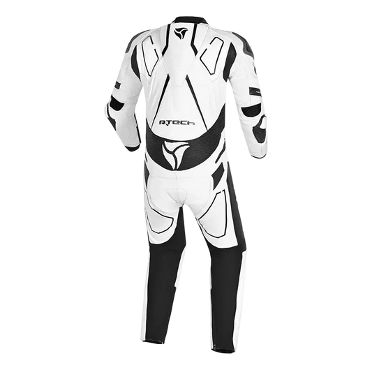 R-TECH Tuta 1 Pezzo RisingStar Bianco/Nero